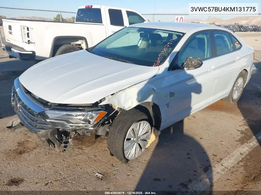3VWC57BU4KM131775 2019 Volkswagen Jetta 1.4T R-Line/1.4T S/1.4T Se