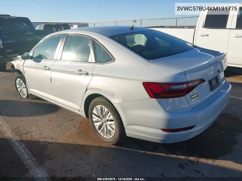 3VWC57BU4KM131775 2019 Volkswagen Jetta 1.4T R-Line/1.4T S/1.4T Se