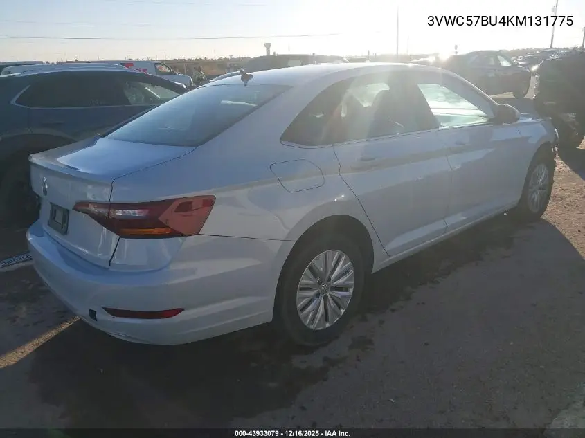 3VWC57BU4KM131775 2019 Volkswagen Jetta 1.4T R-Line/1.4T S/1.4T Se