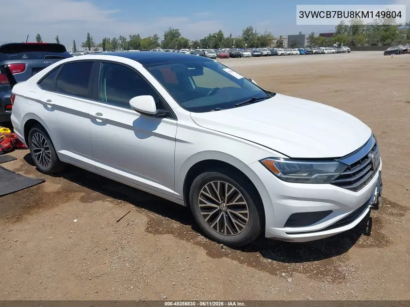 2019 Volkswagen Jetta 1.4T R-Line/1.4T S/1.4T Se VIN: 3VWCB7BU8KM149804 Lot: 45356830