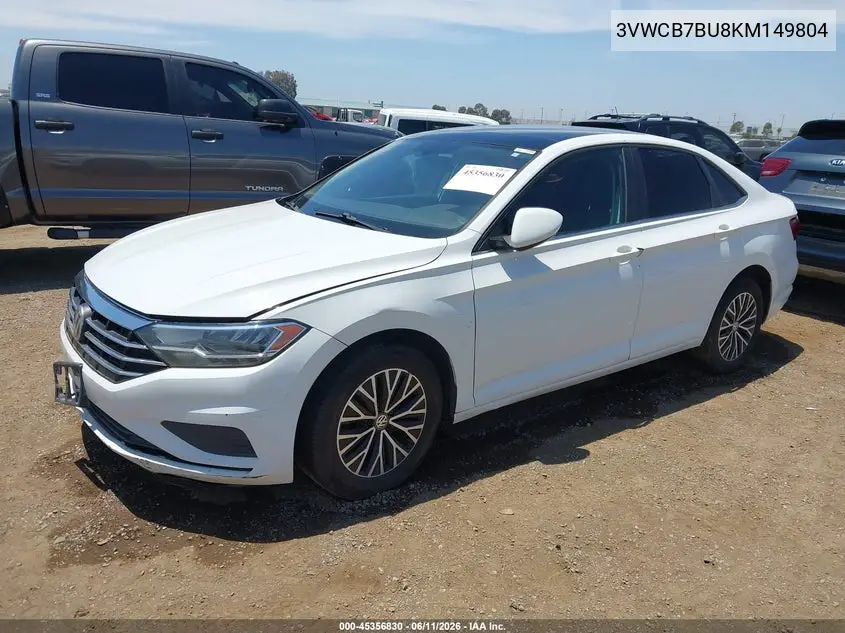 2019 Volkswagen Jetta 1.4T R-Line/1.4T S/1.4T Se VIN: 3VWCB7BU8KM149804 Lot: 45356830