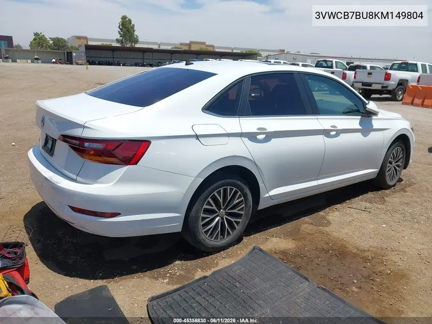 2019 Volkswagen Jetta 1.4T R-Line/1.4T S/1.4T Se VIN: 3VWCB7BU8KM149804 Lot: 45356830