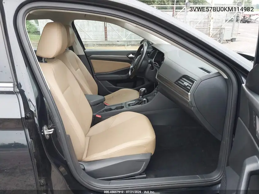 2019 Volkswagen Jetta 1.4T Sel VIN: 3VWE57BU0KM114982 Lot: 45657910