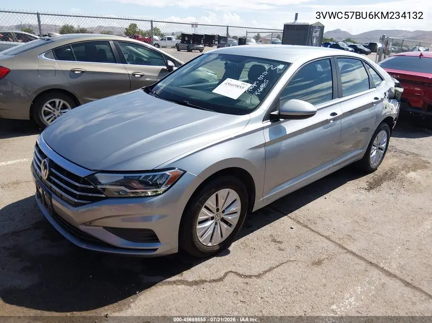 2019 Volkswagen Jetta 1.4T R-Line/1.4T S/1.4T Se VIN: 3VWC57BU6KM234132 Lot: 45669855