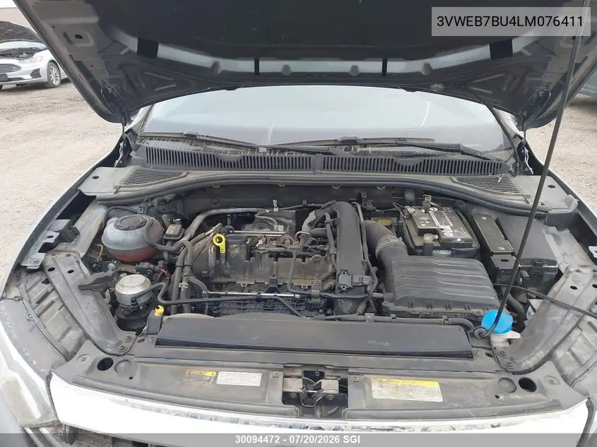 2020 Volkswagen Jetta Sel VIN: 3VWEB7BU4LM076411 Lot: 30094472