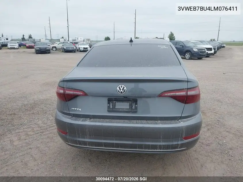 2020 Volkswagen Jetta Sel VIN: 3VWEB7BU4LM076411 Lot: 30094472
