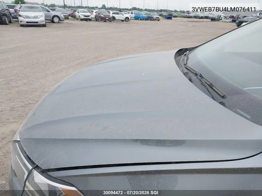 2020 Volkswagen Jetta Sel VIN: 3VWEB7BU4LM076411 Lot: 30094472