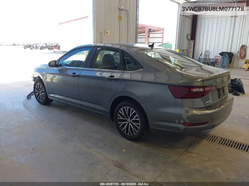 2020 Volkswagen Jetta 1.4T R-Line/1.4T S/1.4T Se VIN: 3VWCB7BU8LM077178 Lot: 45281703