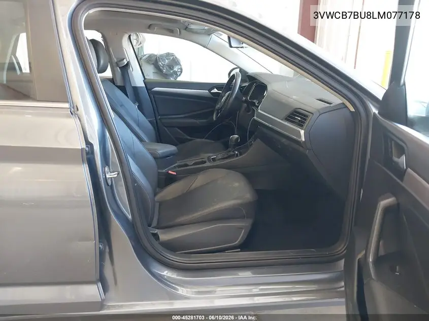 2020 Volkswagen Jetta 1.4T R-Line/1.4T S/1.4T Se VIN: 3VWCB7BU8LM077178 Lot: 45281703