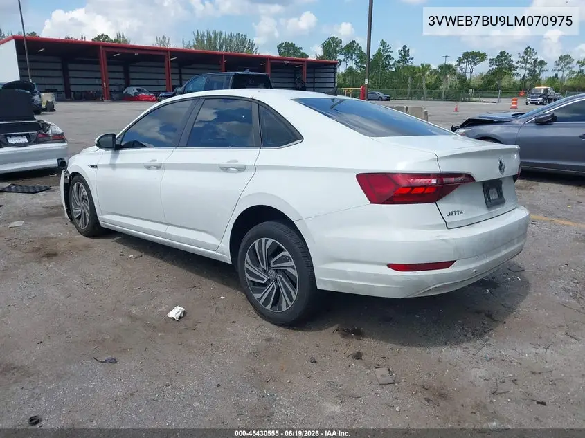 2020 Volkswagen Jetta 1.4T Sel VIN: 3VWEB7BU9LM070975 Lot: 45430555