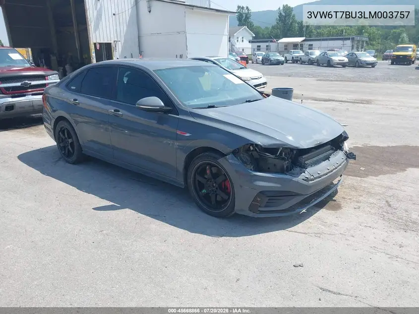 2020 Volkswagen Jetta Gli 2.0T Autobahn/2.0T S VIN: 3VW6T7BU3LM003757 Lot: 45668866