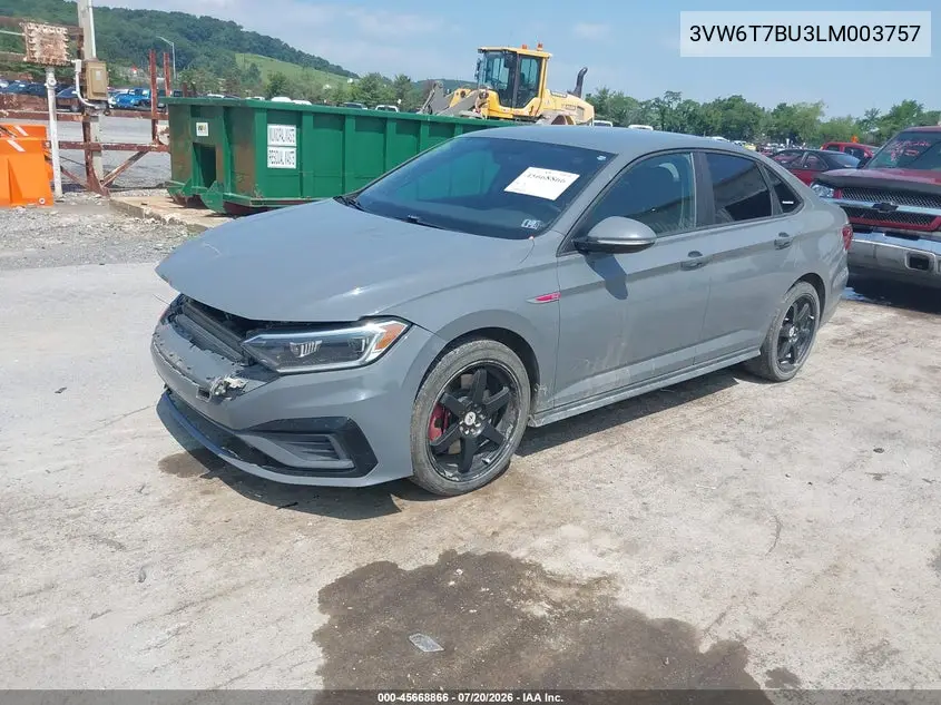 2020 Volkswagen Jetta Gli 2.0T Autobahn/2.0T S VIN: 3VW6T7BU3LM003757 Lot: 45668866