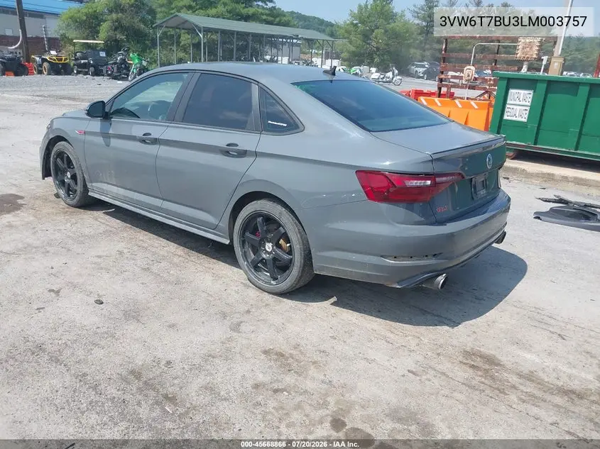 2020 Volkswagen Jetta Gli 2.0T Autobahn/2.0T S VIN: 3VW6T7BU3LM003757 Lot: 45668866