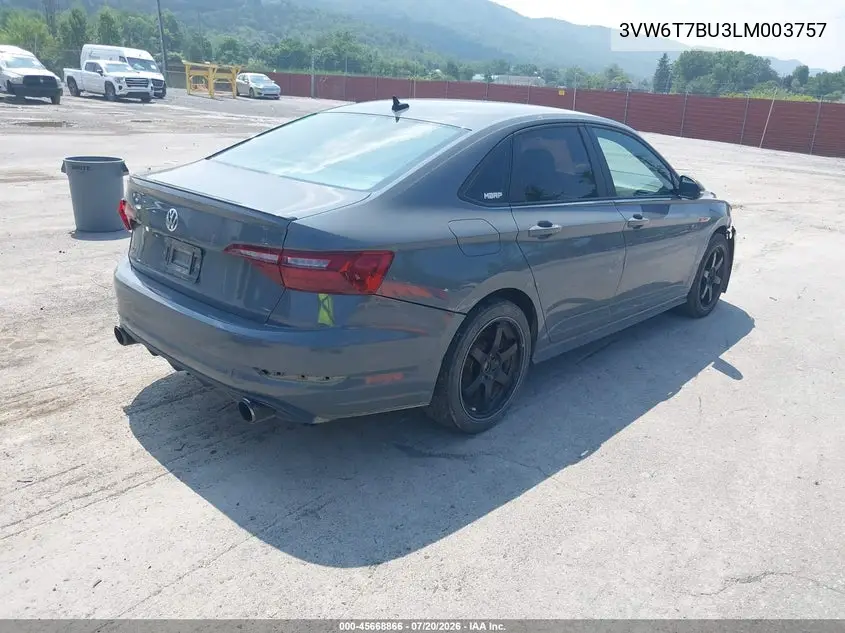 2020 Volkswagen Jetta Gli 2.0T Autobahn/2.0T S VIN: 3VW6T7BU3LM003757 Lot: 45668866