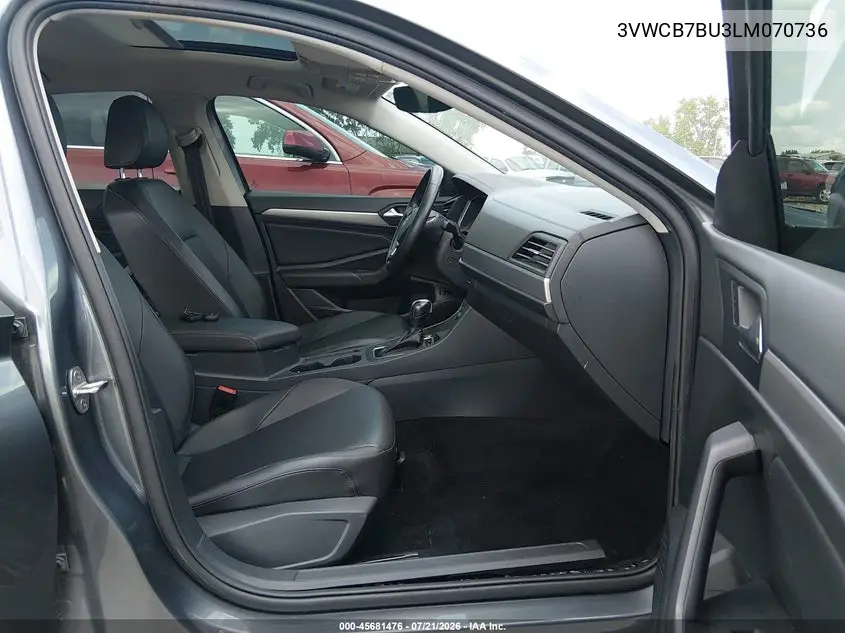 2020 Volkswagen Jetta 1.4T R-Line/1.4T S/1.4T Se VIN: 3VWCB7BU3LM070736 Lot: 45681476