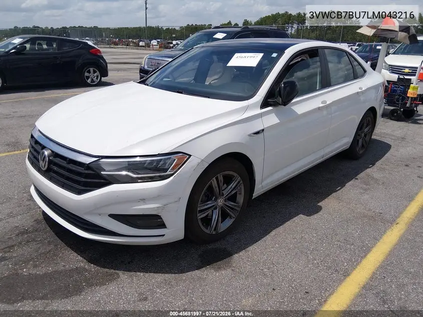 2020 Volkswagen Jetta 1.4T R-Line/1.4T S/1.4T Se VIN: 3VWCB7BU7LM043216 Lot: 45681997