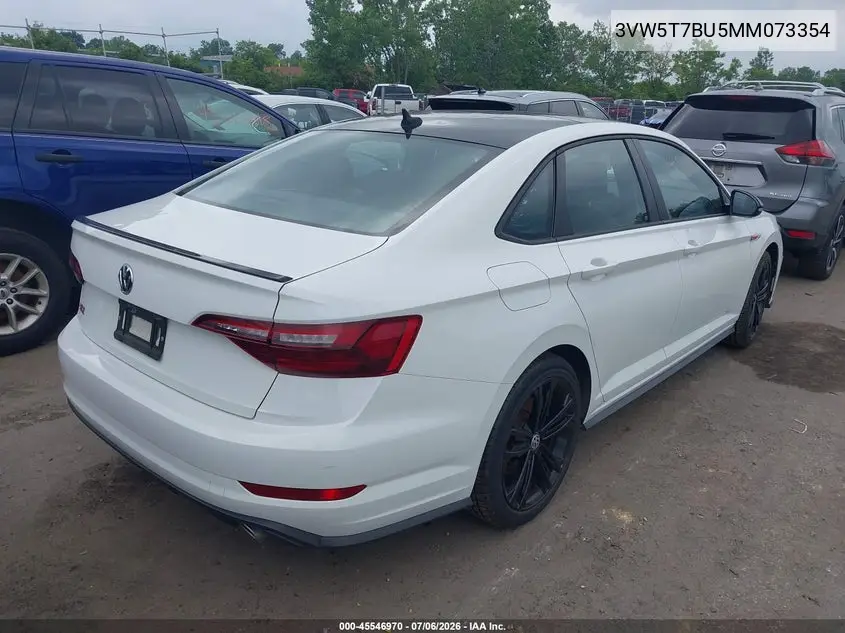 2021 Volkswagen Jetta Gli 2.0T Autobahn/2.0T S VIN: 3VW5T7BU5MM073354 Lot: 45546970