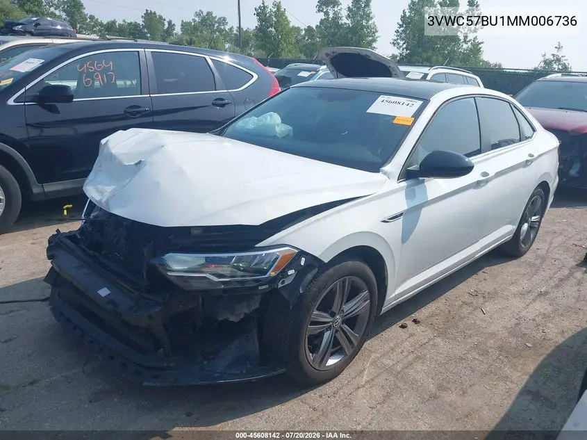 2021 Volkswagen Jetta 1.4T R-Line/1.4T Se/S VIN: 3VWC57BU1MM006736 Lot: 45608142