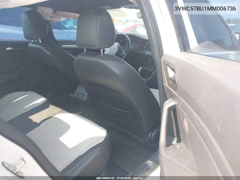 2021 Volkswagen Jetta 1.4T R-Line/1.4T Se/S VIN: 3VWC57BU1MM006736 Lot: 45608142