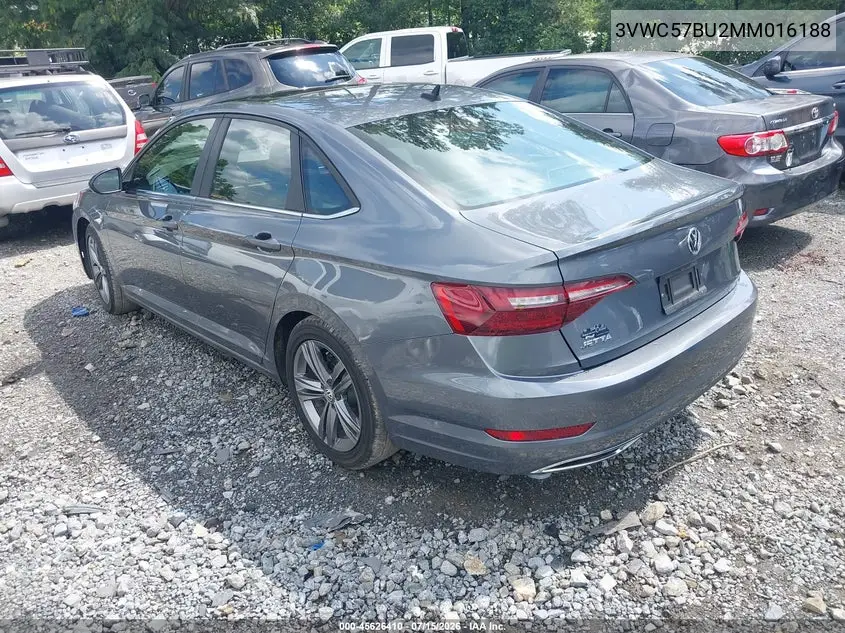 2021 Volkswagen Jetta 1.4T R-Line/1.4T Se/S VIN: 3VWC57BU2MM016188 Lot: 45626410