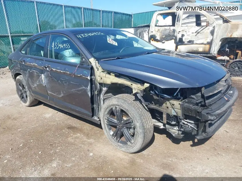 3VW7M7BU4NM020880 2022 Volkswagen Jetta 1.5T Se