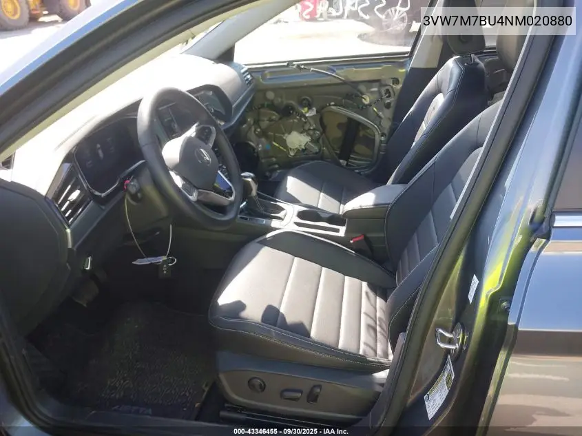3VW7M7BU4NM020880 2022 Volkswagen Jetta 1.5T Se