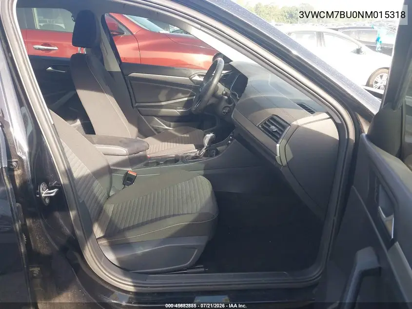 2022 Volkswagen Jetta 1.5T S VIN: 3VWCM7BU0NM015318 Lot: 45682885