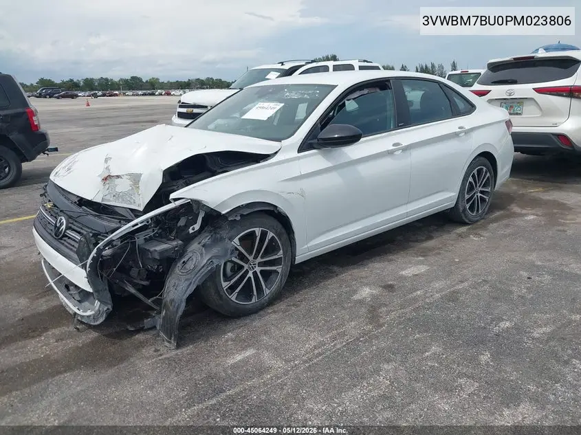 3VWBM7BU0PM023806 2023 Volkswagen Jetta 1.5T Sport