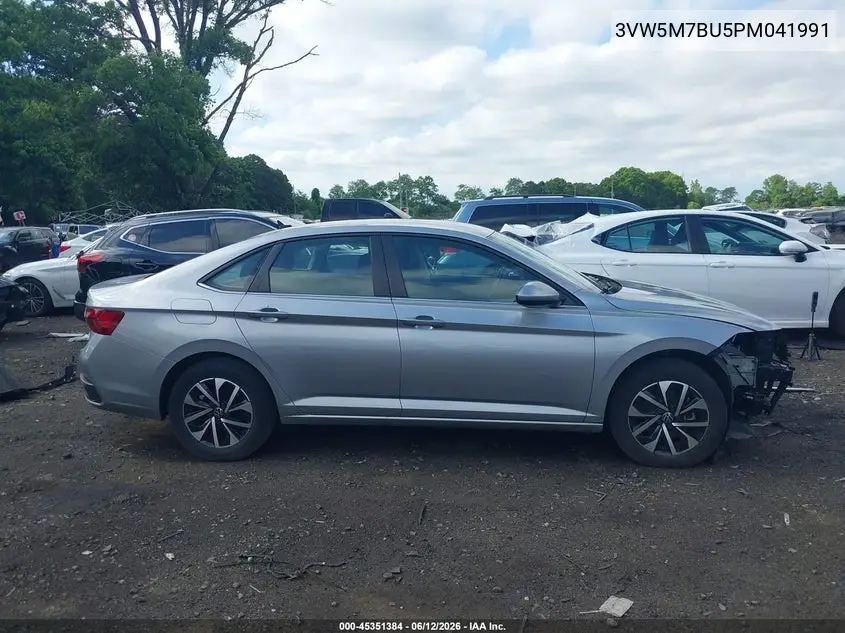 2023 Volkswagen Jetta 1.5T S VIN: 3VW5M7BU5PM041991 Lot: 45351384