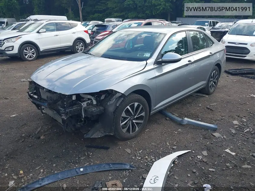 2023 Volkswagen Jetta 1.5T S VIN: 3VW5M7BU5PM041991 Lot: 45351384