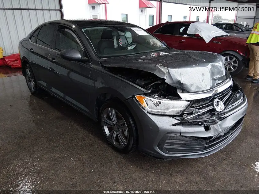 2023 Volkswagen Jetta 1.5T Se VIN: 3VW7M7BU5PM045001 Lot: 45631089