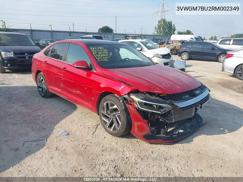 2024 Volkswagen Jetta VIN: 3VWGM7BU2RM002349 Lot: 12653038
