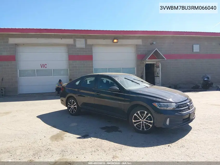 2024 Volkswagen Jetta 1.5T Sport VIN: 3VWBM7BU3RM066040 Lot: 45335915