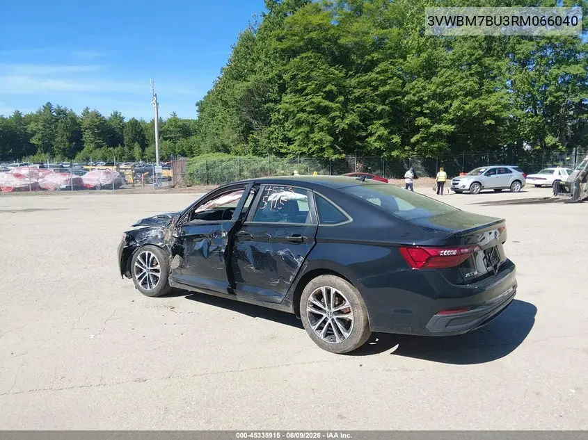 2024 Volkswagen Jetta 1.5T Sport VIN: 3VWBM7BU3RM066040 Lot: 45335915