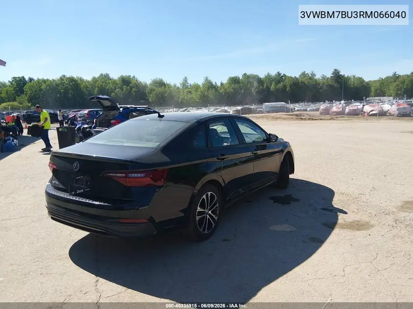 2024 Volkswagen Jetta 1.5T Sport VIN: 3VWBM7BU3RM066040 Lot: 45335915