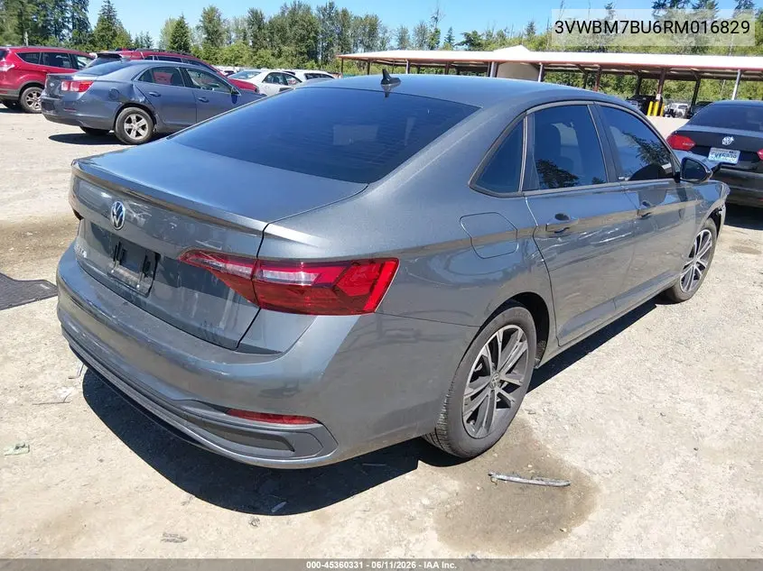2024 Volkswagen Jetta 1.5T Sport VIN: 3VWBM7BU6RM016829 Lot: 45360331
