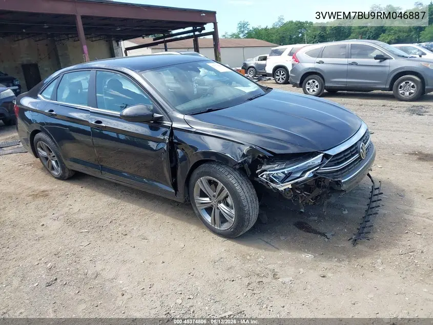 2024 Volkswagen Jetta 1.5T Se VIN: 3VWEM7BU9RM046887 Lot: 45374806
