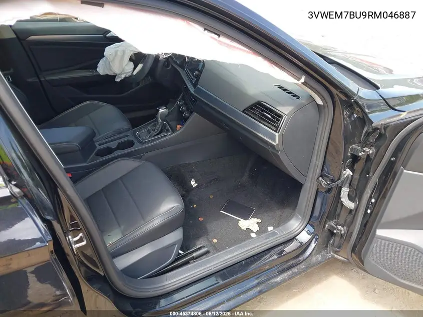 2024 Volkswagen Jetta 1.5T Se VIN: 3VWEM7BU9RM046887 Lot: 45374806