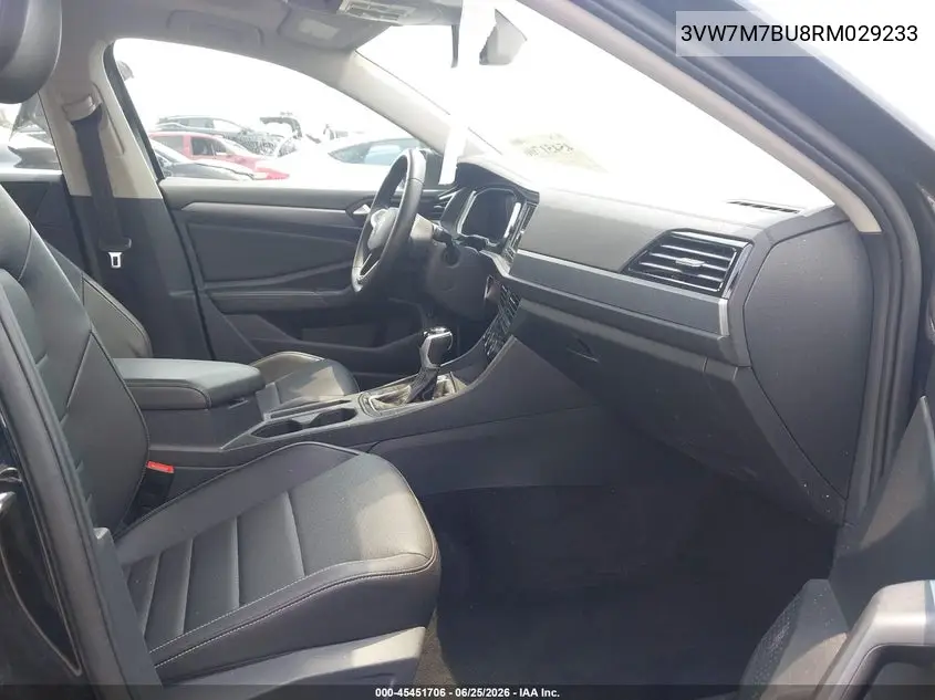 2024 Volkswagen Jetta 1.5T Se VIN: 3VW7M7BU8RM029233 Lot: 45451706