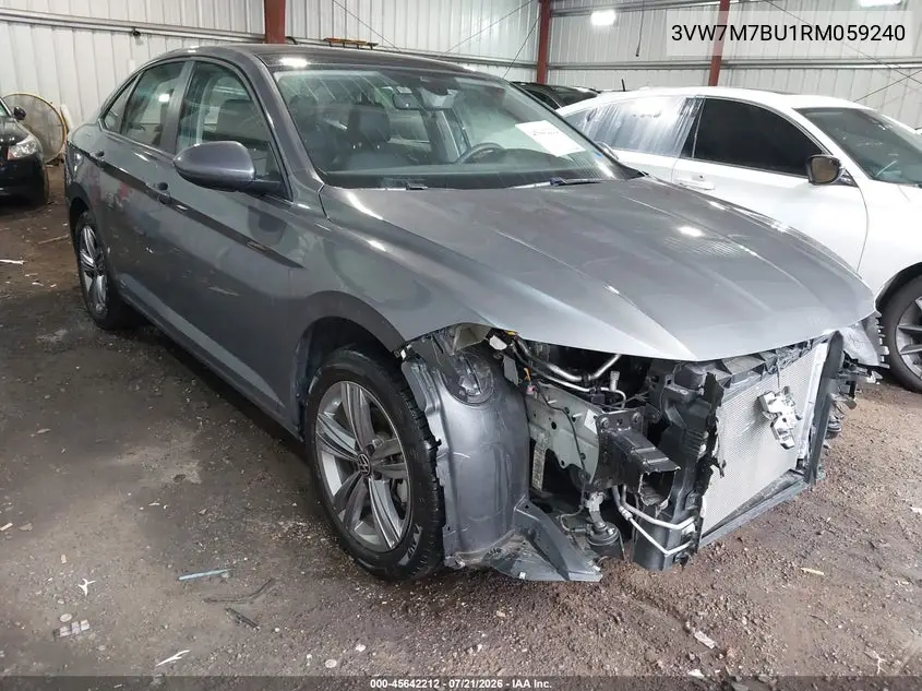 2024 Volkswagen Jetta 1.5T Se VIN: 3VW7M7BU1RM059240 Lot: 45642212
