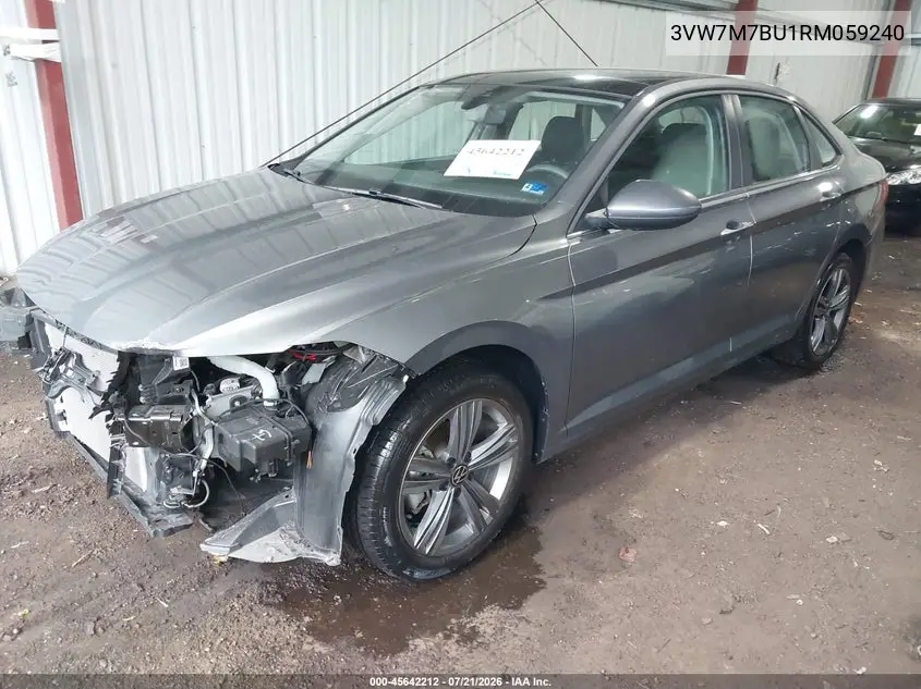 2024 Volkswagen Jetta 1.5T Se VIN: 3VW7M7BU1RM059240 Lot: 45642212