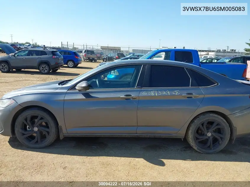 2025 Volkswagen Jetta Comfortline VIN: 3VWSX7BU6SM005083 Lot: 30094222