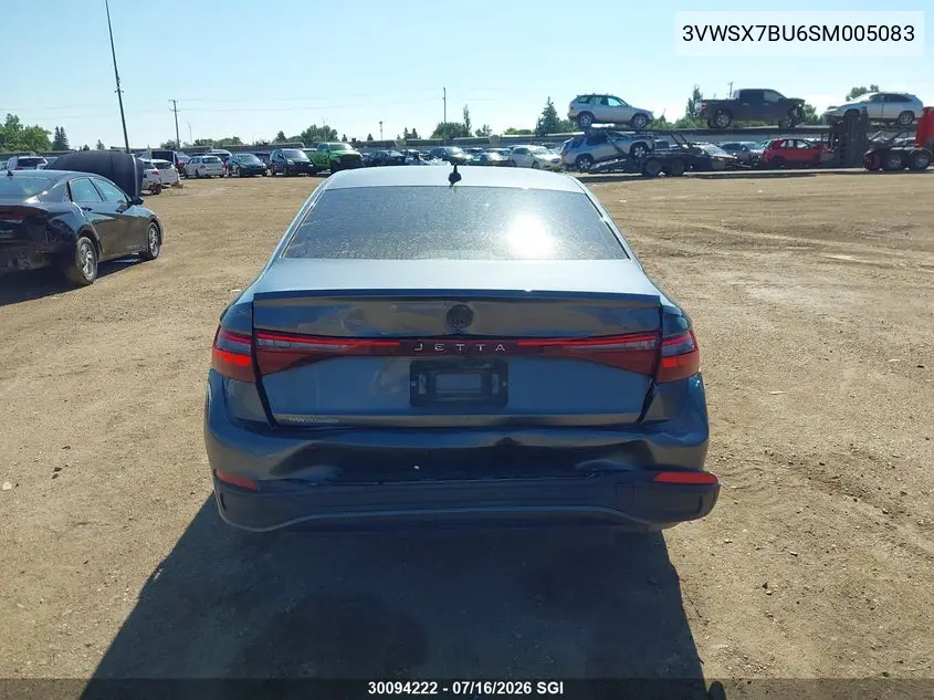 2025 Volkswagen Jetta Comfortline VIN: 3VWSX7BU6SM005083 Lot: 30094222