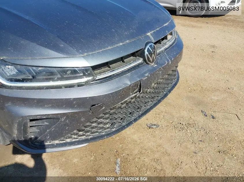 2025 Volkswagen Jetta Comfortline VIN: 3VWSX7BU6SM005083 Lot: 30094222