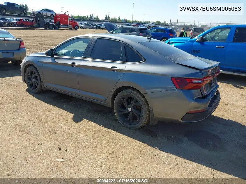 2025 Volkswagen Jetta Comfortline VIN: 3VWSX7BU6SM005083 Lot: 30094222