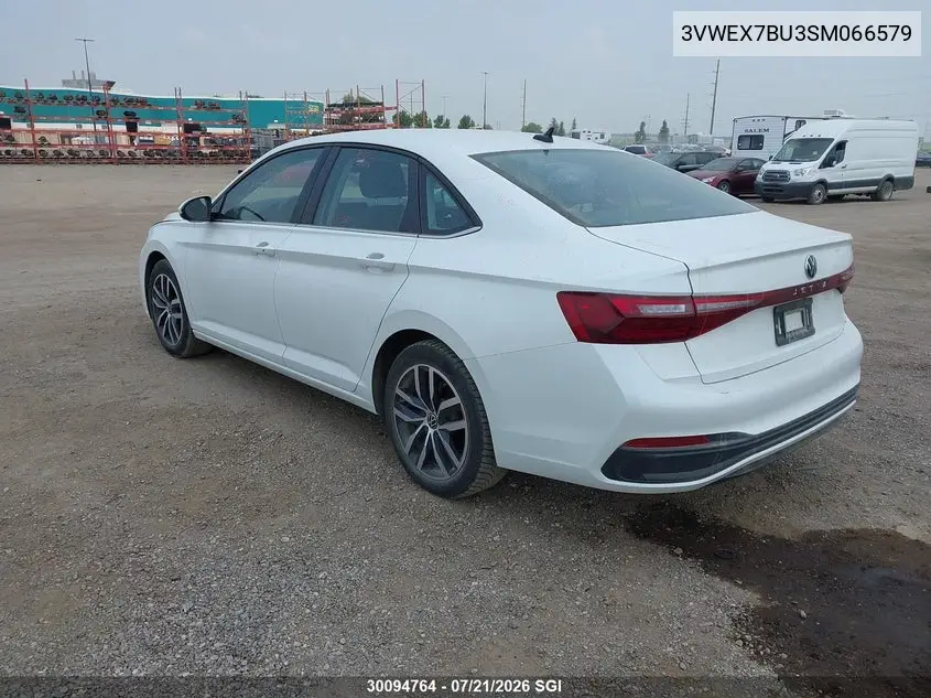 2025 Volkswagen Jetta Se VIN: 3VWEX7BU3SM066579 Lot: 30094764