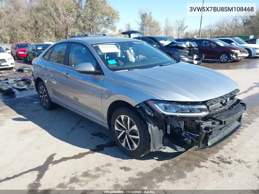 3VW5X7BU8SM108468 2025 Volkswagen Jetta 1.5T S