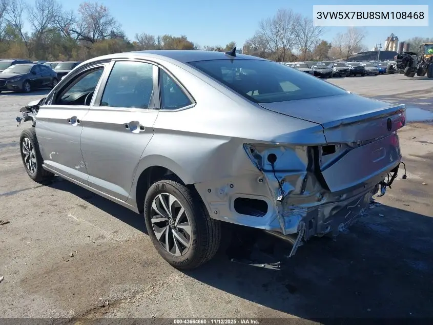 3VW5X7BU8SM108468 2025 Volkswagen Jetta 1.5T S
