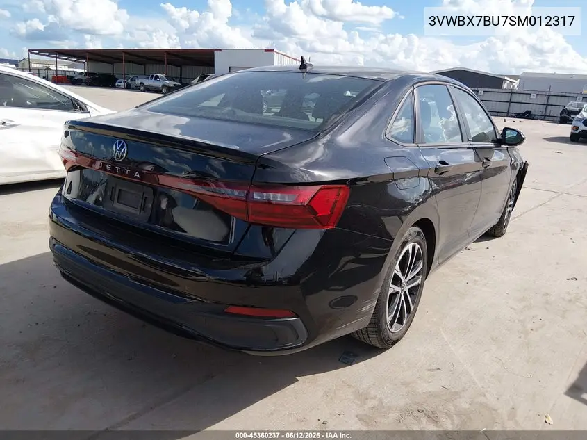 2025 Volkswagen Jetta 1.5T Sport VIN: 3VWBX7BU7SM012317 Lot: 45360237