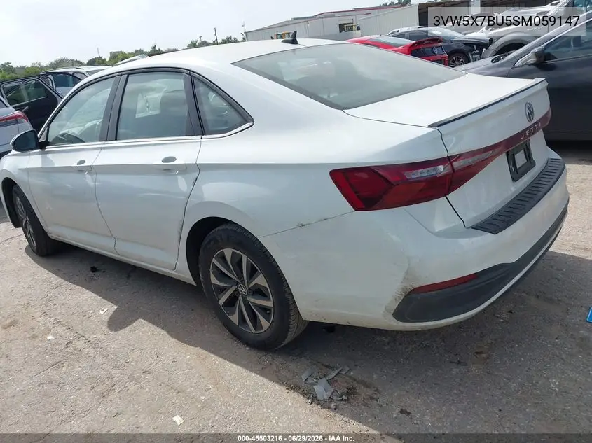 2025 Volkswagen Jetta 1.5T S VIN: 3VW5X7BU5SM059147 Lot: 45503216